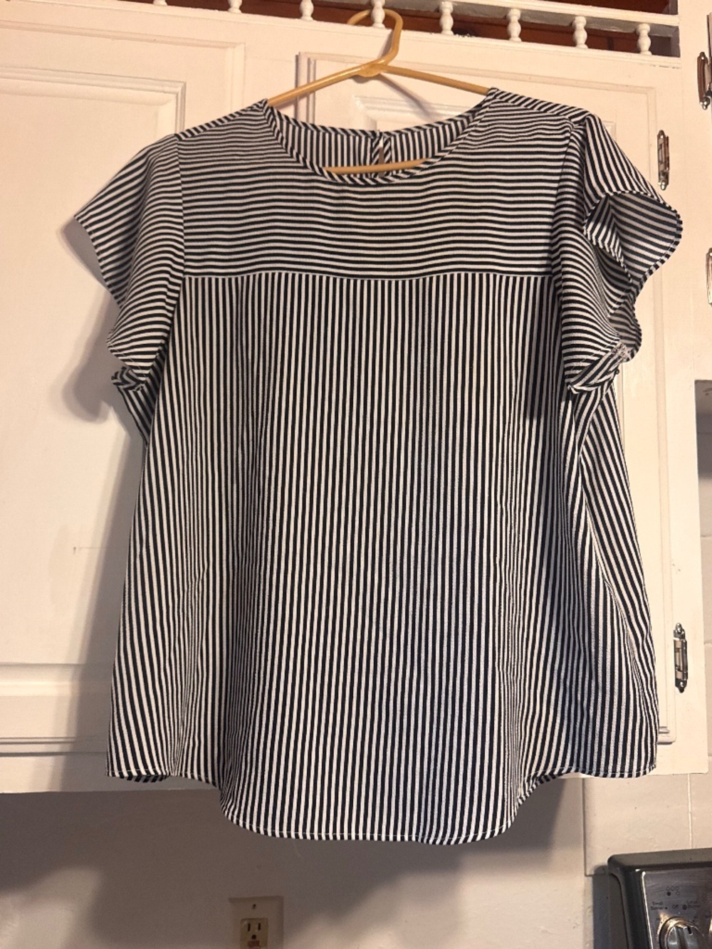 Womens classy blouse stripes top